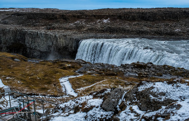 Dettofoss waterfall in northeast Iceland