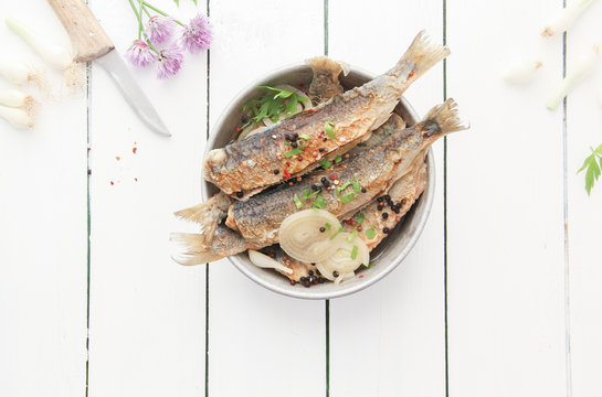 Brathering Hering Heringe gebraten braten Fisch selber machen einlegen