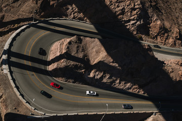 Winding Road at Hoover Dam