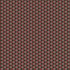 seamless vector pattern with red roses