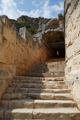 ruins of an ancient amphitheater