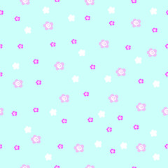 	
Sweet floral seamless pattern. Summer print for textile, wrapping, apparel	
