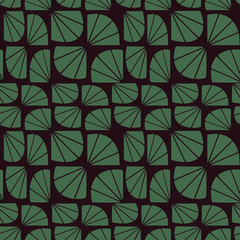 Retro pattern with geometric ornament. Seamless background for tiles or wallpaper. Repeating pattern in decorative style with ethnic ornaments. Stylish print for textile design.
