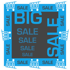 Big Sale Blue Grey Sale Square 