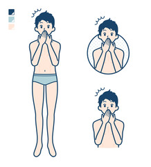 simple underwear man_Accident