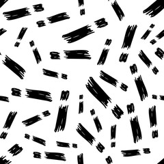 Seamless pattern with exclamation mark symbol