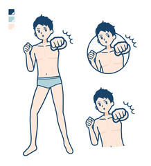simple underwear man_Punch