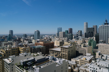 View of Los Angeles city.