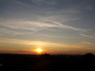 London City Rooftop Sunrise