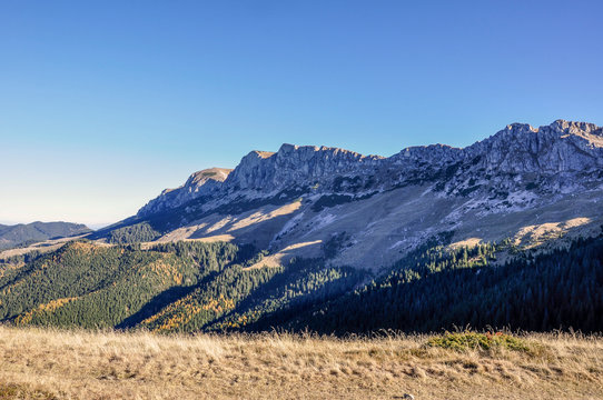 Rock Formations At Bucegi Natural Park