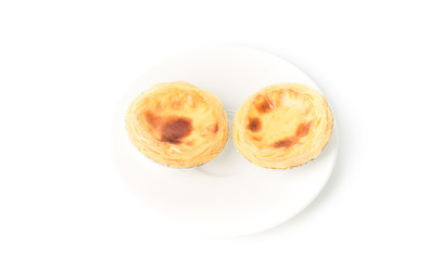 Egg tart, traditional Portuguese dessert