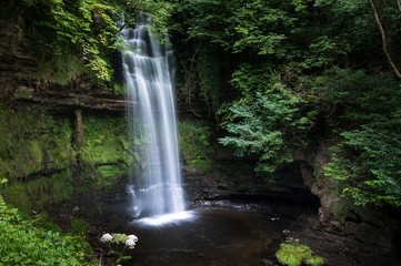Glencar Waterfall in County Letrim, Ireland