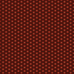 seamless pattern with red hexagons