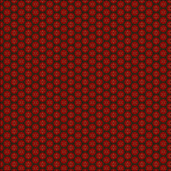 seamless pattern with red hexagons