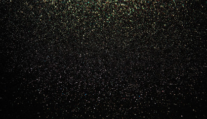 Black shiny glitter texture background