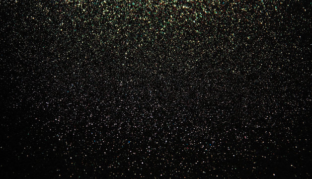 Black shiny glitter texture background