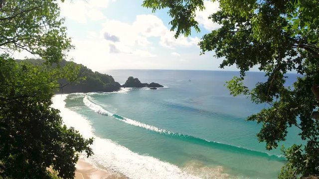 Sancho beach in Fernando de Noronha Brazil.
