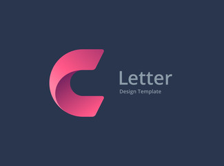 Letter C logo icon design template elements