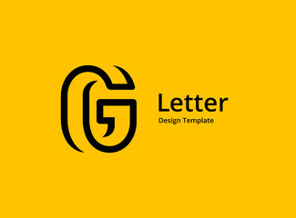 Letter G logo icon design template elements