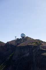 Mountain peak Pico do Arieiro at Madeira island, Portugal