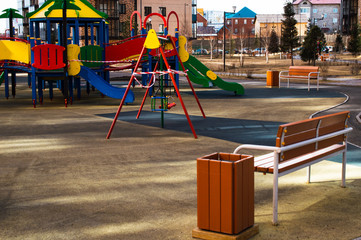 the playground is closed from visits