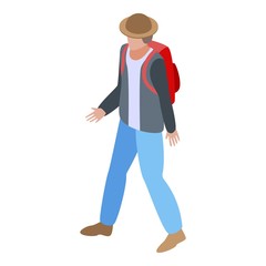 Ecology man icon. Isometric of ecology man vector icon for web design isolated on white background