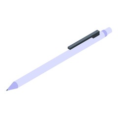 Copywriter pen icon. Isometric of copywriter pen vector icon for web design isolated on white background