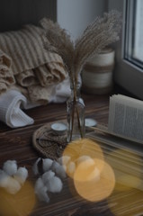 still life with a candle light