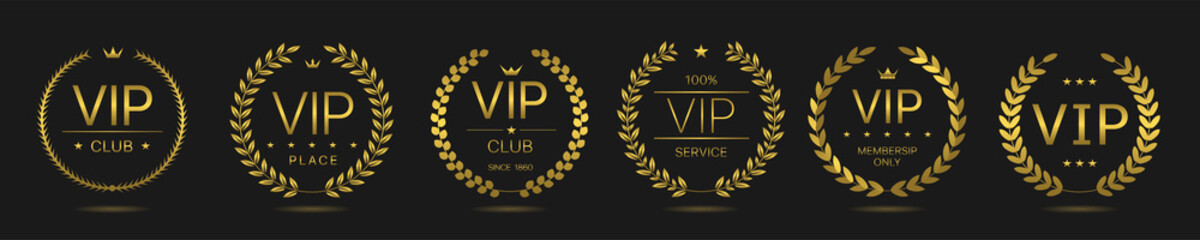 Luxury and vip labels