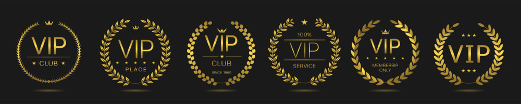 Luxury and vip labels
