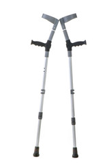 crutches on white background, Crutches isolated on white background