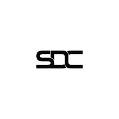 sdc letter original monogram logo design