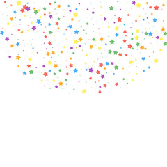 Festive confetti. Celebration stars. Joyous stars 