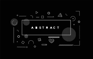 Fototapeta premium Abstract geometric background Use for modern design, cover, poster, template, brochure, decorated, flyer, banner.