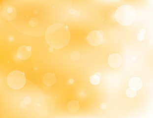 Bokeh yellow background. For background,backdrop,wallpaper. Space for text. Vector illustration.