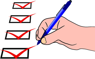 reprint in the questionnaire