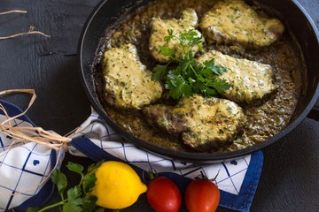meat with vegetables