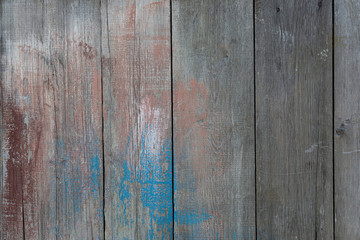old wall of wooden board