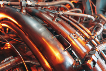Element of a turbo compressor of a gas turbine, individual parts of an industrial mechanism.