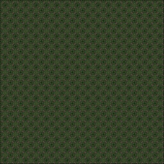 seamless green floral pattern