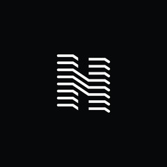 Letter H in vector for Real Estate , Property and Construction Logo design for business corporate sign. Minimal logo design template on white background.