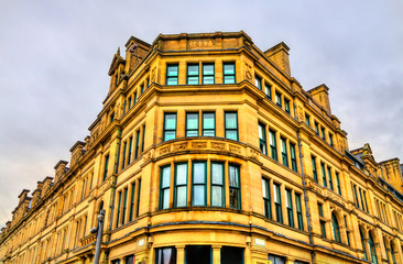 Fototapeta na wymiar Architecture of Manchester in England