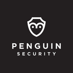 penguin security logo. penguin icon