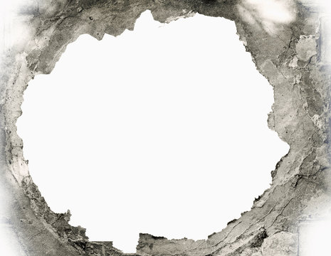 ragged hole