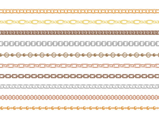 Set colorful chains.