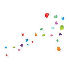 paper love background  vector illustration design