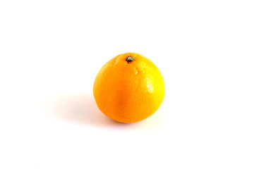 Mandarin on a white background. Useful citrus fruits. Vitamins