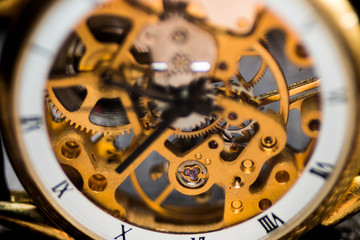 Mechanics of a skeleton watch