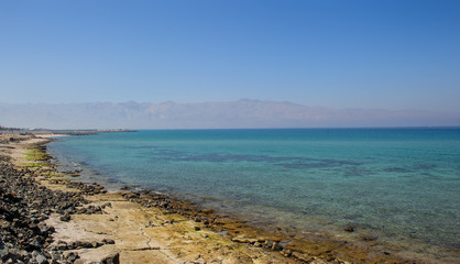 The coast of Fujeirah,UAE in the March of 2019.