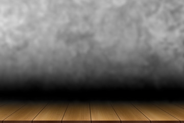 (Background) Dark concrete surface with fog in a beautiful abstract pattern